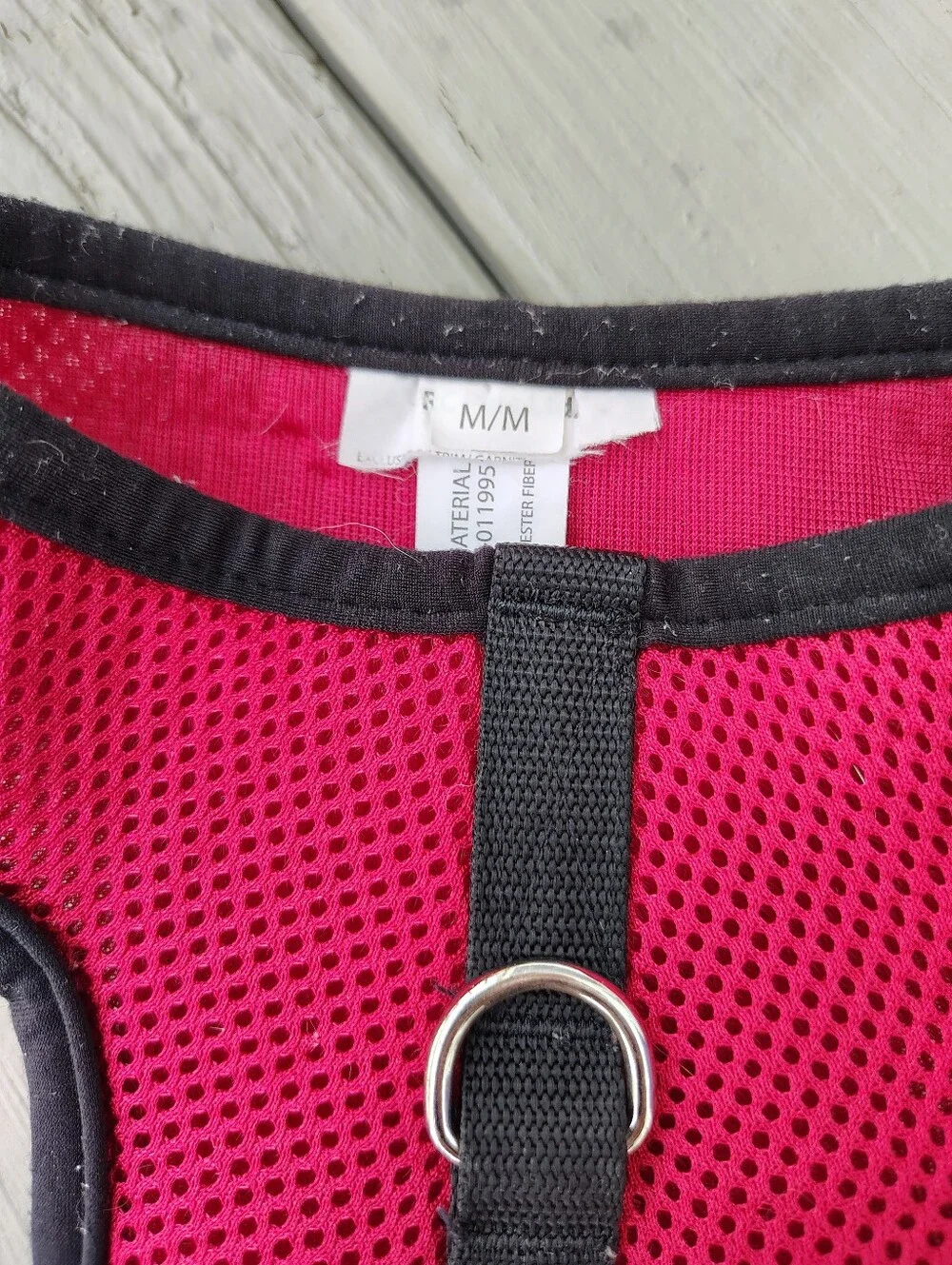 RC Pets Red Mesh Dog Harness - Size Medium